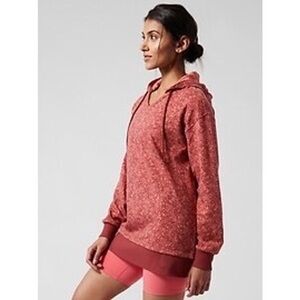 Athleta Sundown Alliance Hoodie Sweatshirt Sz Medium Yoga Athleisure Lounge  B
